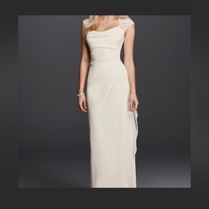 Ivory Sheath Wedding Dress